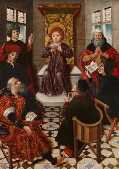 Christ Child among Doctors by Diego de la Cruz